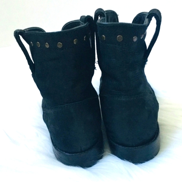 Anine Bing Studded Leather Booties - Picture 4 of 6